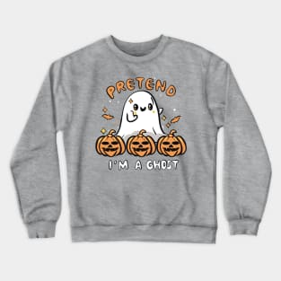 Cute ghost halloween Crewneck Sweatshirt